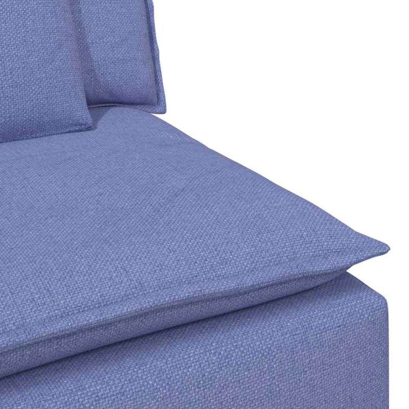 Modulares Sofa mit Kissen Jeansblau