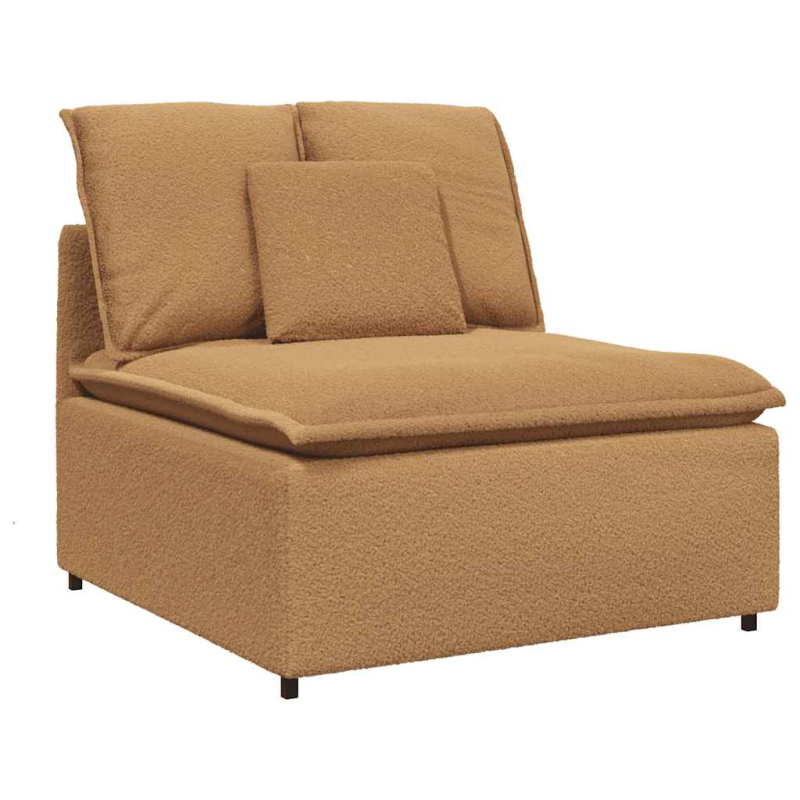 Modulares Sofa mit Kissen Beige