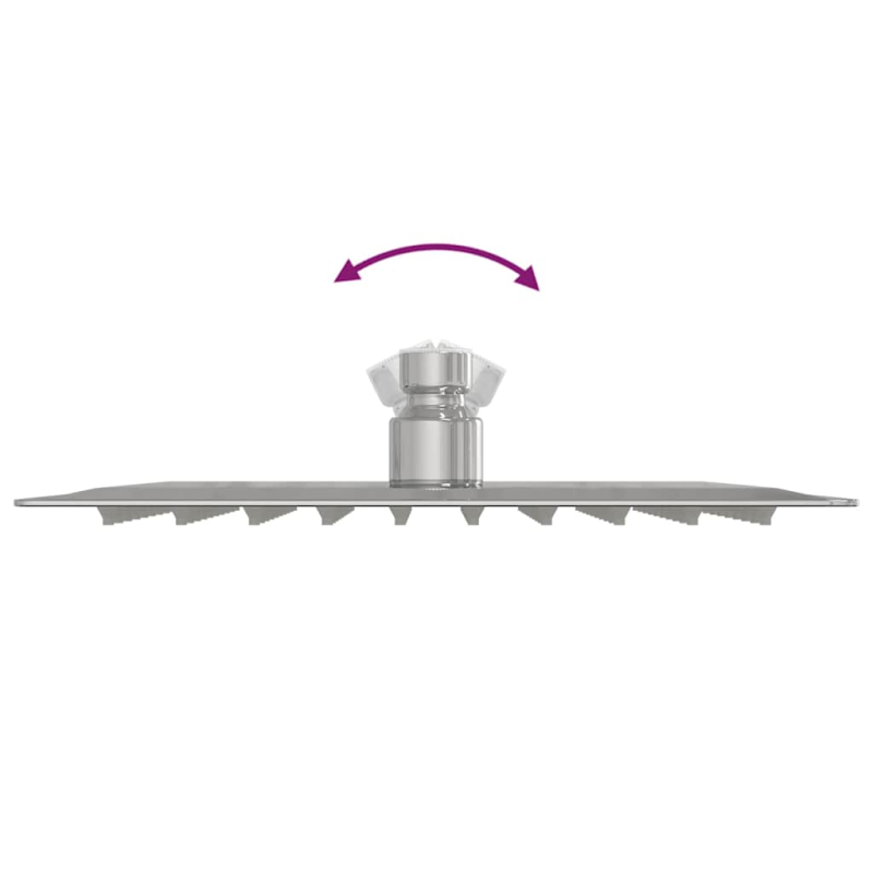 Regenbrause Edelstahl 304 20x20 cm Quadrat