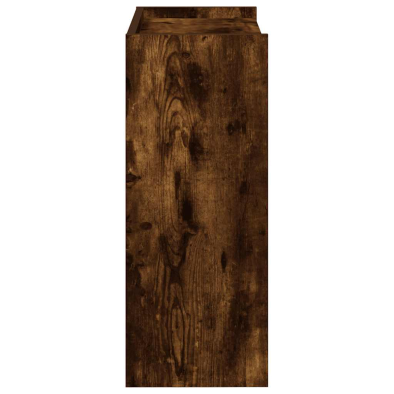 Schuhregal Räuchereiche 60x25x62 cm Holzwerkstoff