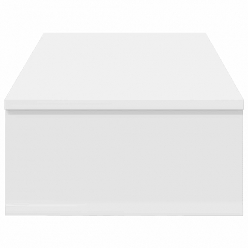 Wandregal mit Schubladen Weiß 80x31x17 cm Holzwerkstoff