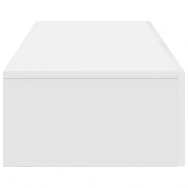 Wandregal mit Schubladen Weiß 100x36x19 cm Holzwerkstoff