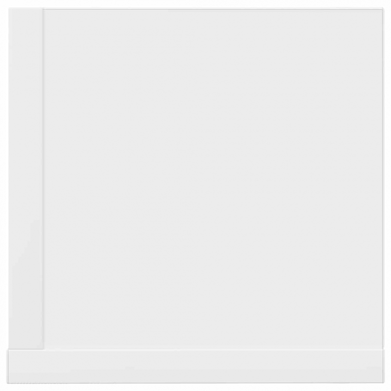 Wandregale 2 Stk. Weiß 75x16,5x16,5 cm Holzwerkstoff