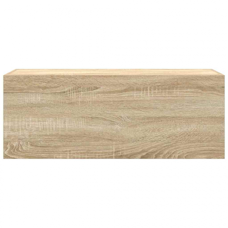 Bad-Wandschrank Sonoma-Eiche 80x25x30 cm Holzwerkstoff