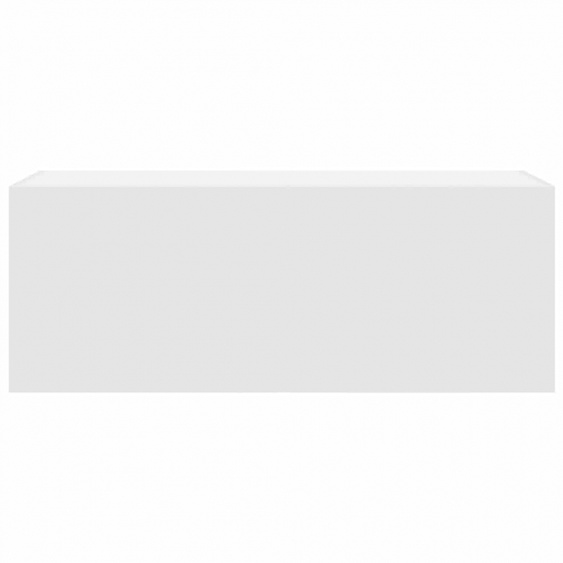 Bad-Wandschrank Weiß 80x25x40 cm Holzwerkstoff