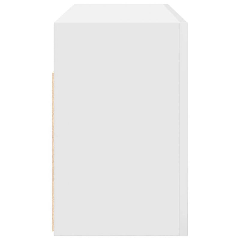 Bad-Wandschrank Weiß 80x25x40 cm Holzwerkstoff