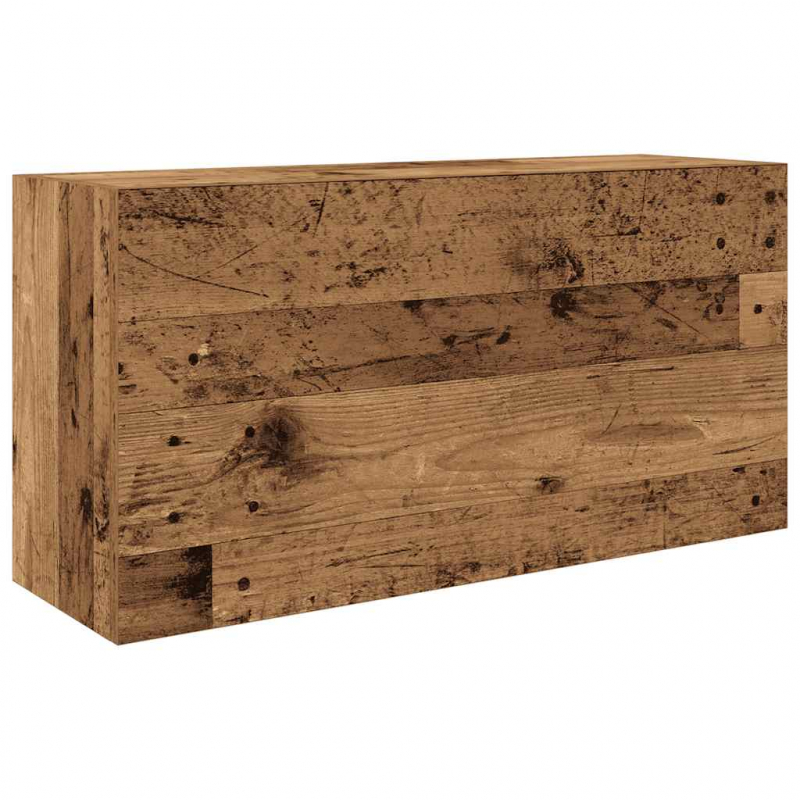 Bad-Wandschrank Altholz-Optik 80x25x40 cm Holzwerkstoff