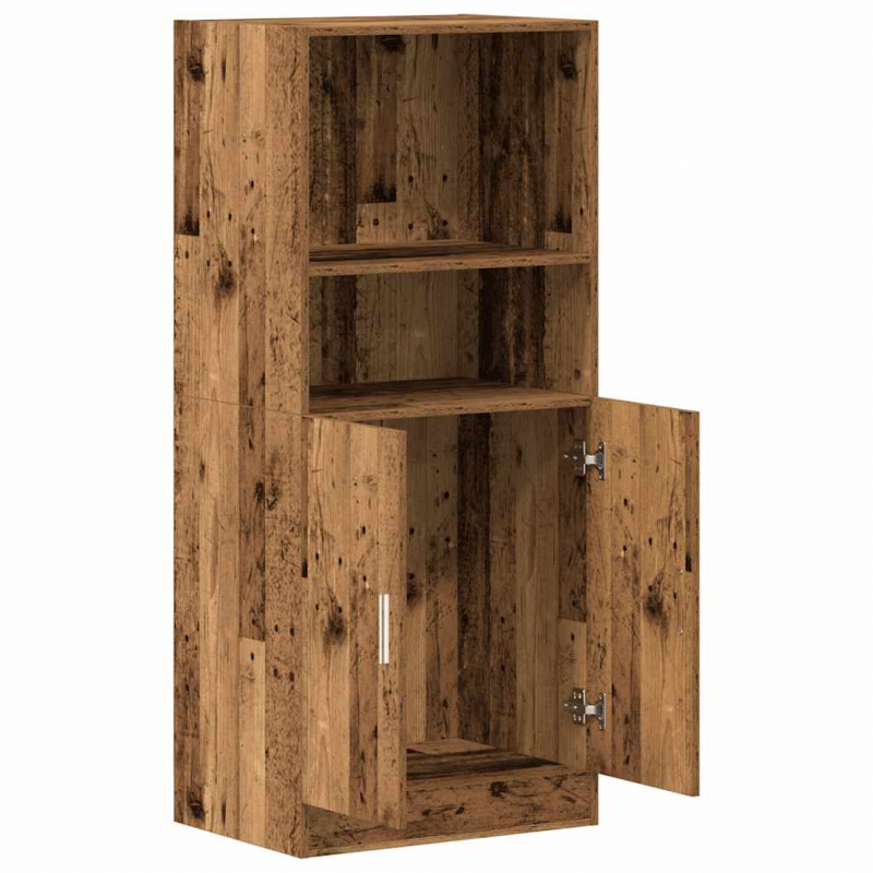 Küchenschrank Altholz-Optik 57x41,5x131,5 cm Holzwerkstoff