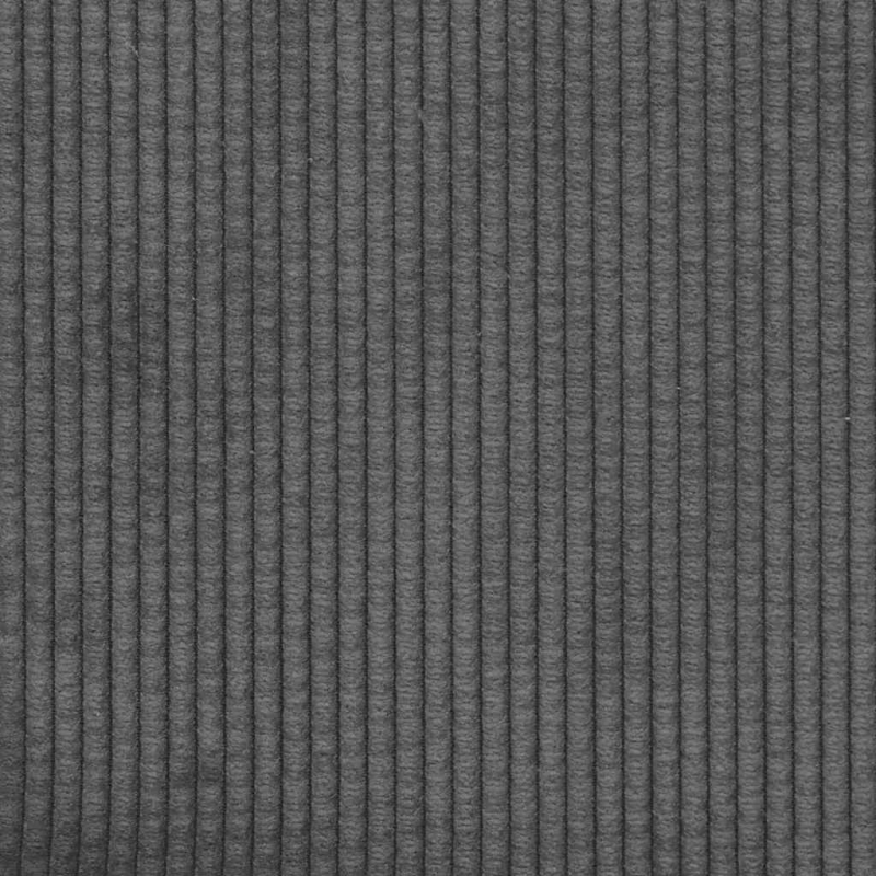 Modulares Sofa Endmodul mit Armlehne Kissen Dunkelgrau 100 cm