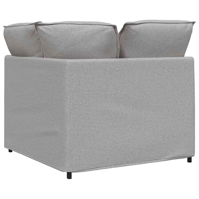 Modulares Sofa Eckmodul mit Kissen Wolkengrau 100 cm