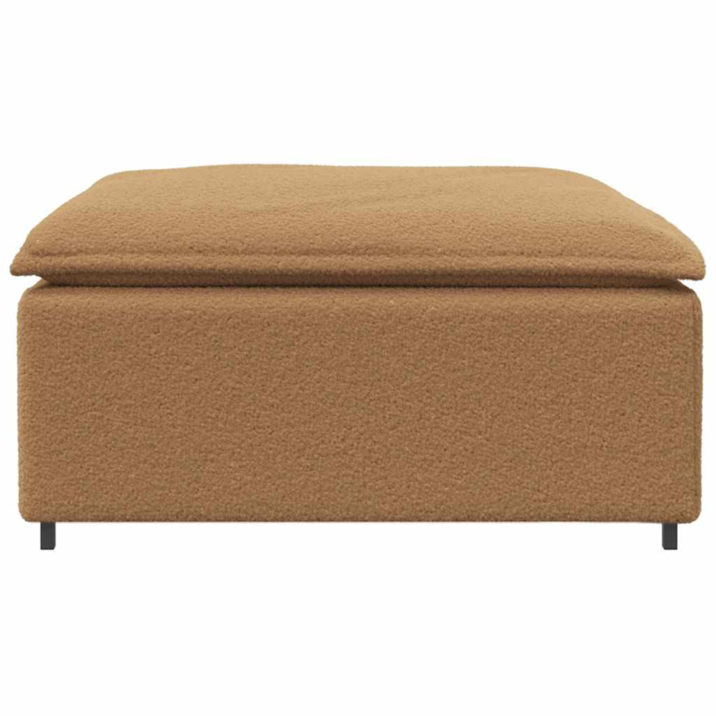 Modulares Sofa Fußhocker-Modul Beige 100x100x48 cm