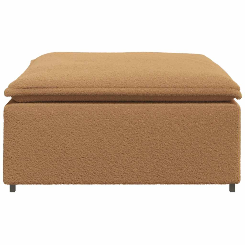 Modulares Sofa Fußhocker-Modul Beige 100x100x48 cm