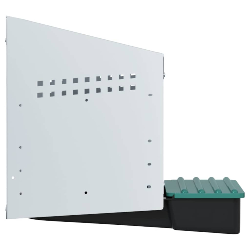 Hühner-Nistkasten 1 Fach Wandmontage Verzinkter Stahl