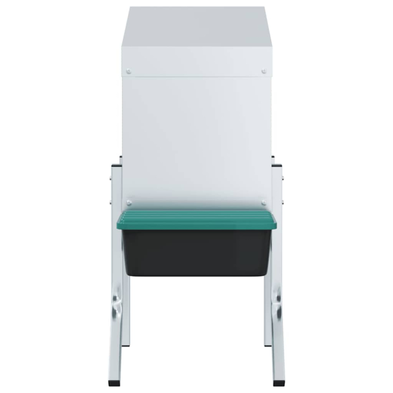 Hühner-Nistkasten 1 Fach mit Beinen Verzinkter Stahl