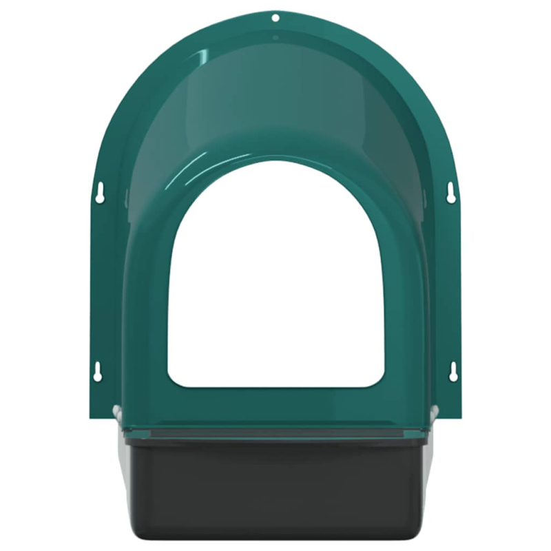 Hühner-Nistkästen 4 Stk. Wandmontage Dunkelgrün Kunststoff
