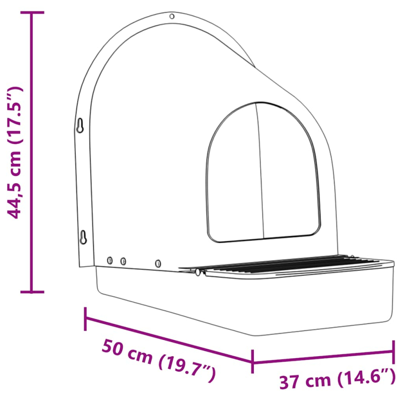 Hühner-Nistkästen 4 Stk. Wandmontage Dunkelgrün Kunststoff