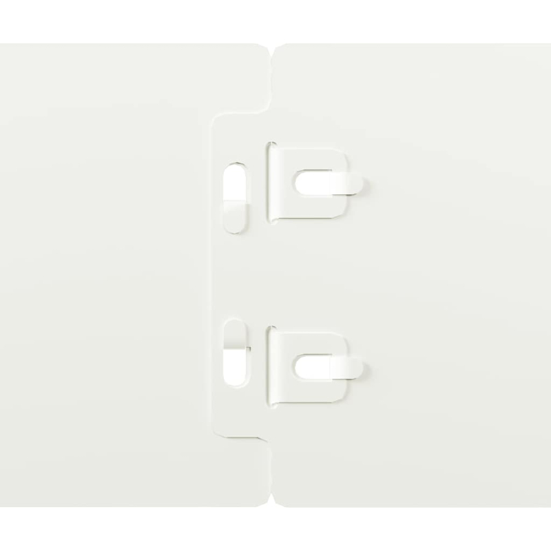 Rasenkanten 10 Stk. Weiß 10x103 cm Kaltgewalzter Stahl