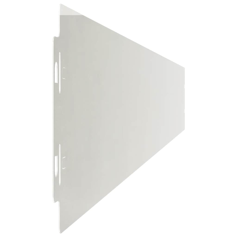 Rasenkanten 10 Stk. 10x103 cm Edelstahl