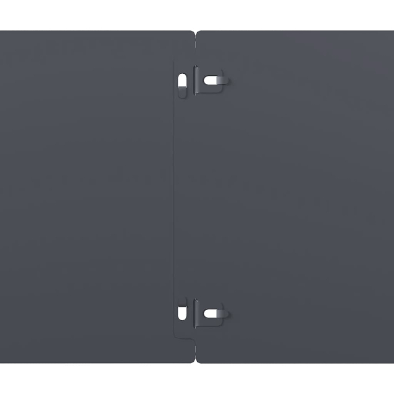 Rasenkanten 10 Stk. Anthrazit 20x103 cm Kaltgewalzter Stahl