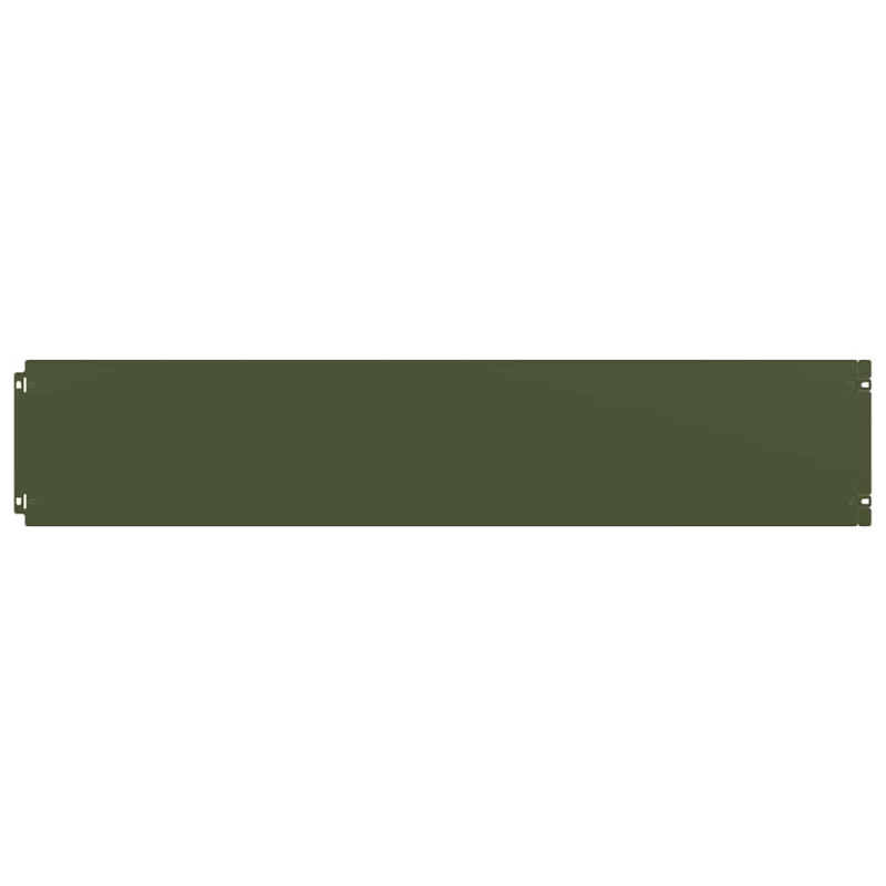 Rasenkanten 30 Stk. Olivgrün 20x103 cm Kaltgewalzter Stahl