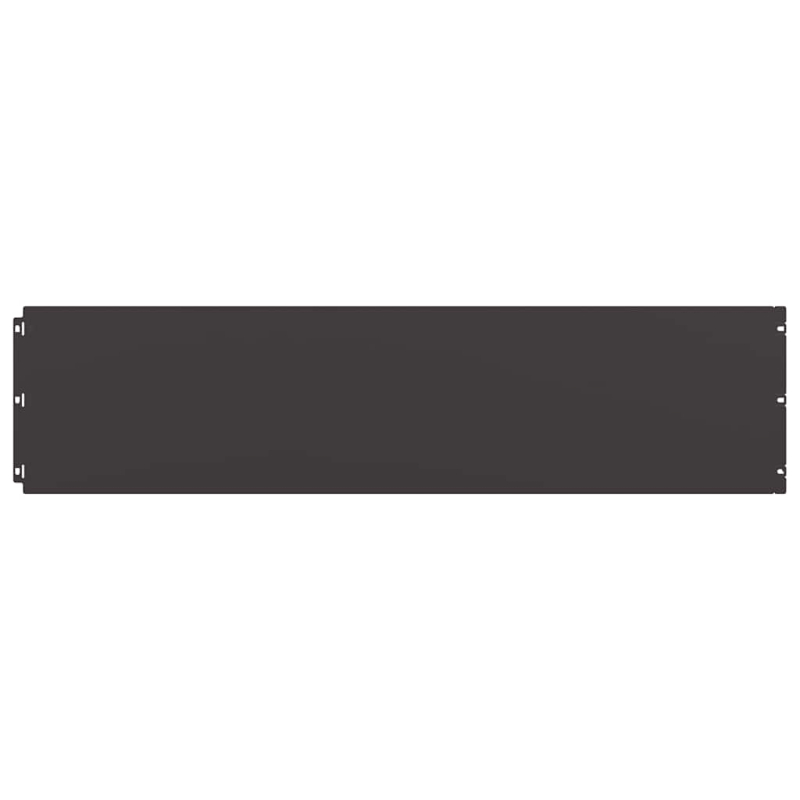 Rasenkanten 10 Stk. Schwarz 25x103 cm Kaltgewalzter Stahl