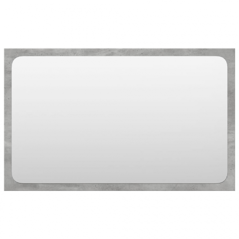 4-tlg. Badmöbel-Set Betongrau Holzwerkstoff