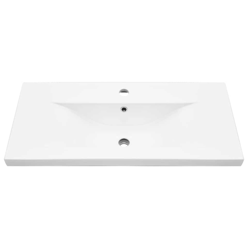 3-tlg. Badmöbel-Set Betongrau Holzwerkstoff