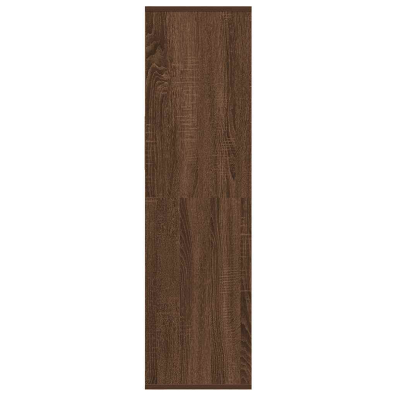 Bücherregal Braun Eichen-Optik 34x31x112 cm Holzwerkstoff