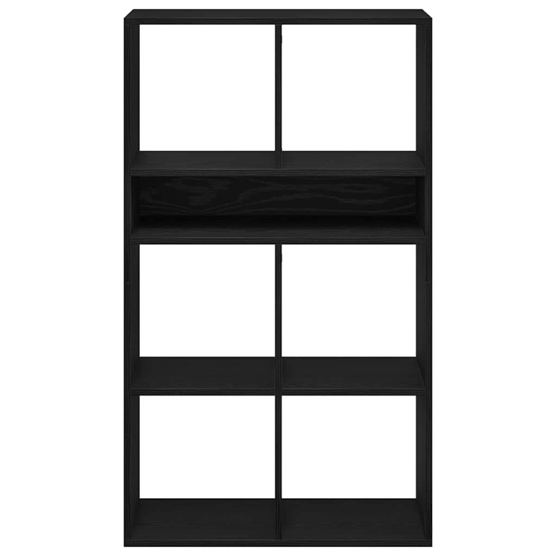 Bücherregal Schwarz 66x31x112 cm Holzwerkstoff