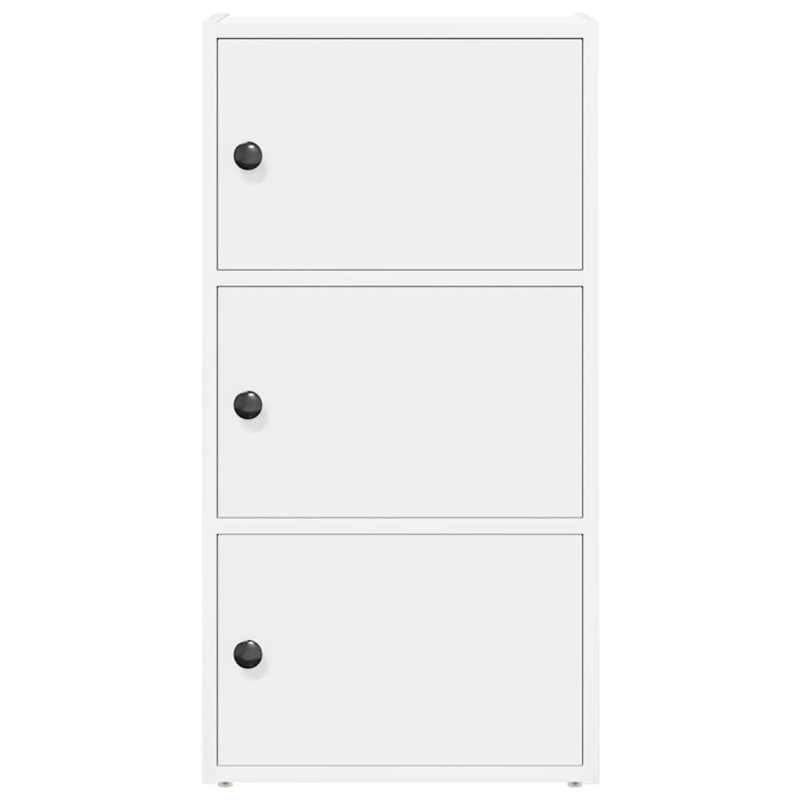 Bücherregal Weiß 40x24x77 cm Holzwerkstoff