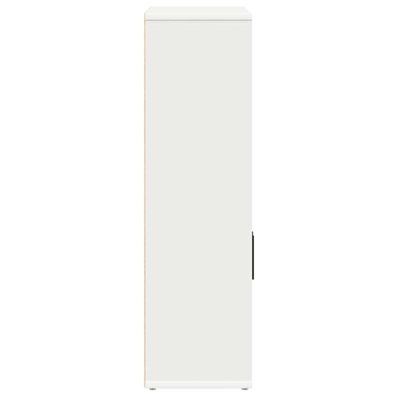 Bücherregal Weiß 60x24x85 cm Holzwerkstoff