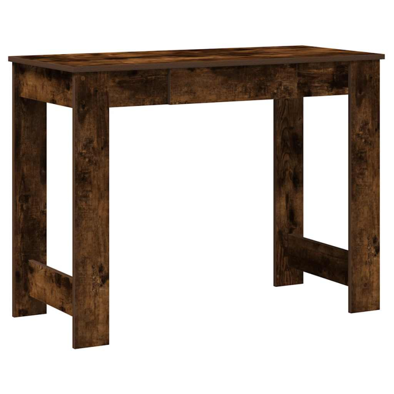 Schreibtisch Räuchereiche 100x45x75 cm Holzwerkstoff