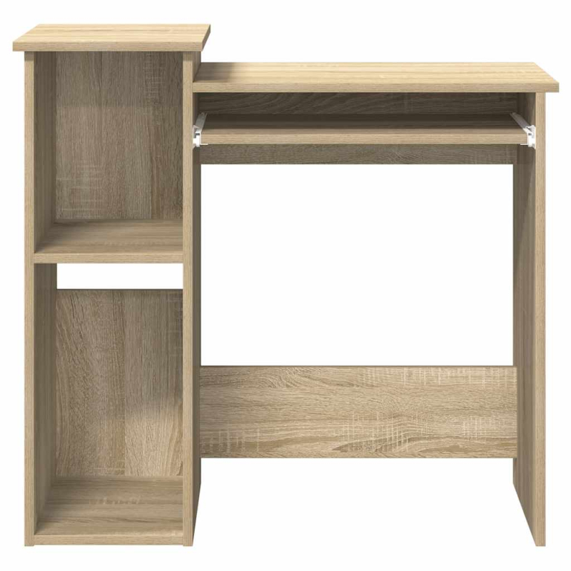 Schreibtisch mit Regalen Sonoma-Eiche 84x40x78 cm Holzwerkstoff