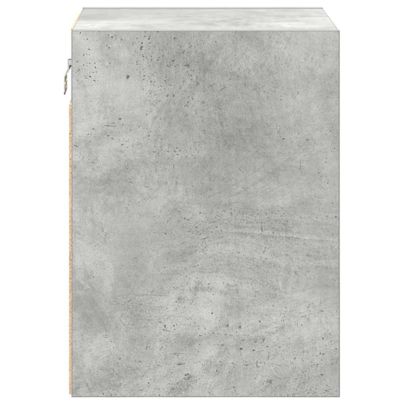 Garagen-Wandschrank Betongrau Holzwerkstoff