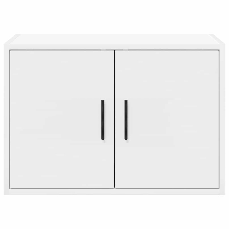 Garagen-Wandschrank Weiß Holzwerkstoff