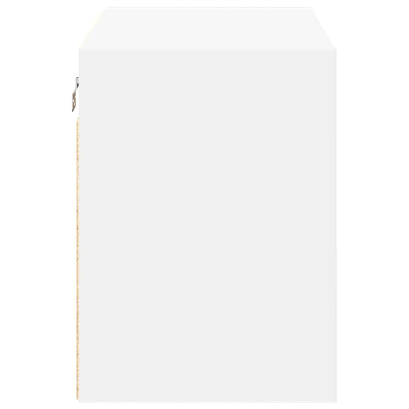 Garagen-Wandschrank Weiß Holzwerkstoff