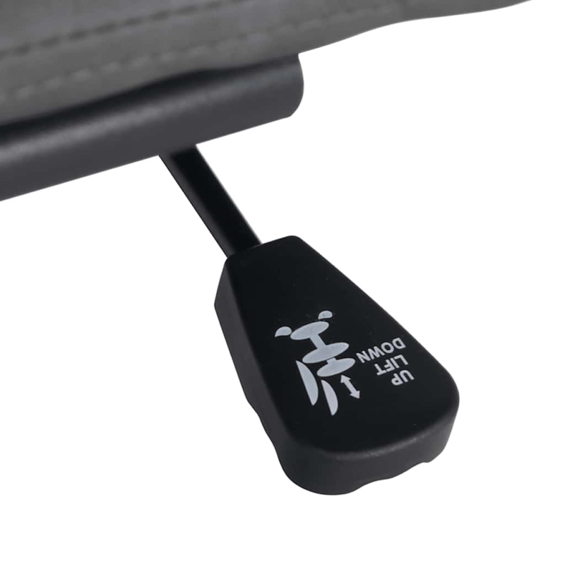 Bürostuhl Drehbar Hellgrau Stoff