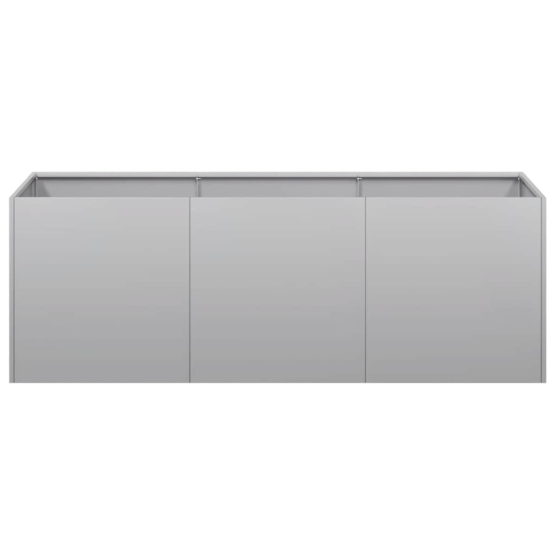 Pflanzkübel 120x40x40 cm Verzinkter Stahl