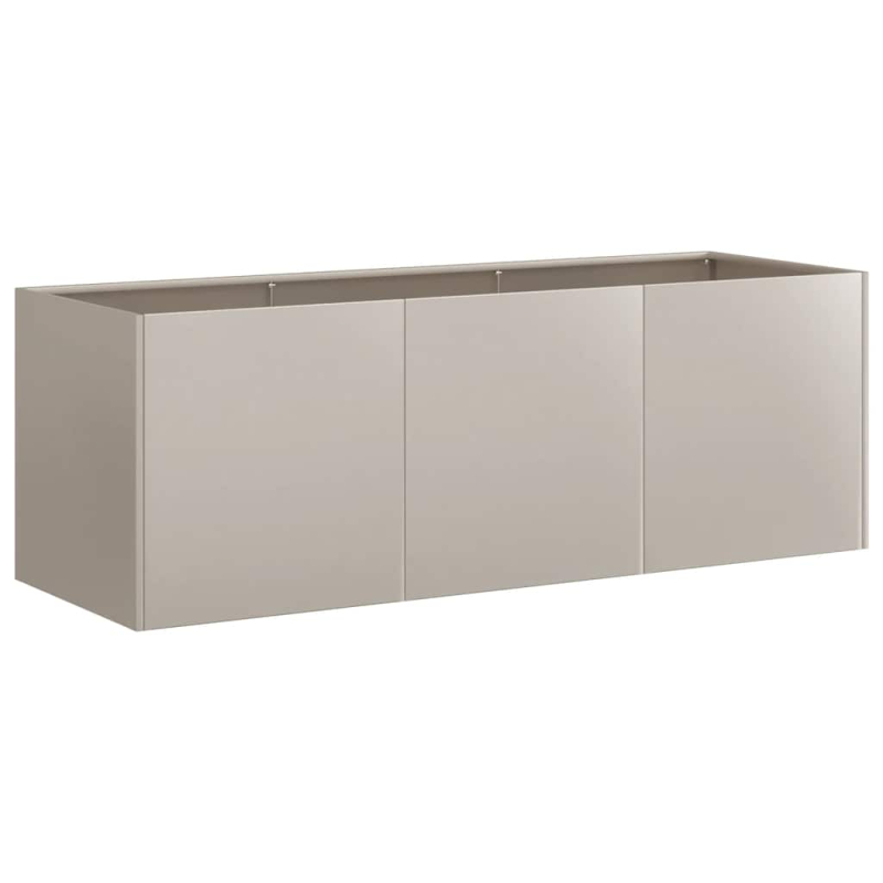 Pflanzkübel Rostig 120x40x40 cm Wetterfester Stahl