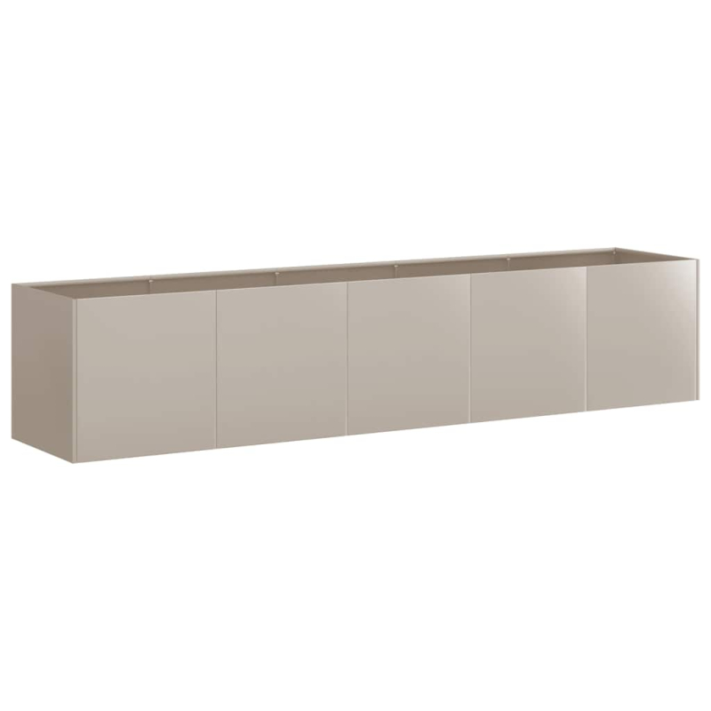 Pflanzkübel Rostig 200x40x40 cm Wetterfester Stahl