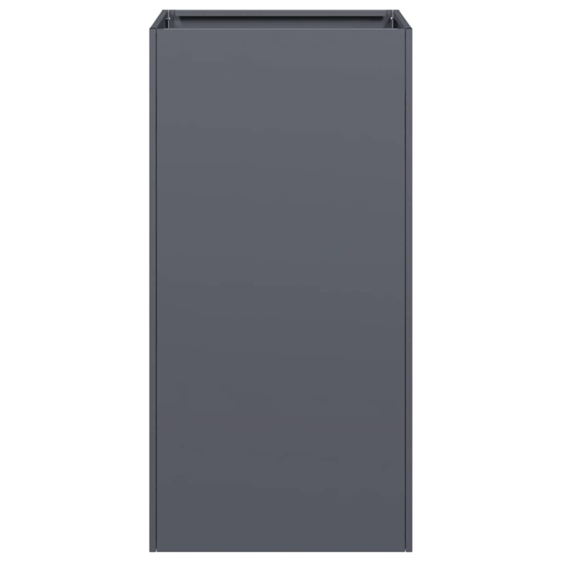 Pflanzkübel Anthrazit 40x40x80 cm Kaltgewalzter Stahl