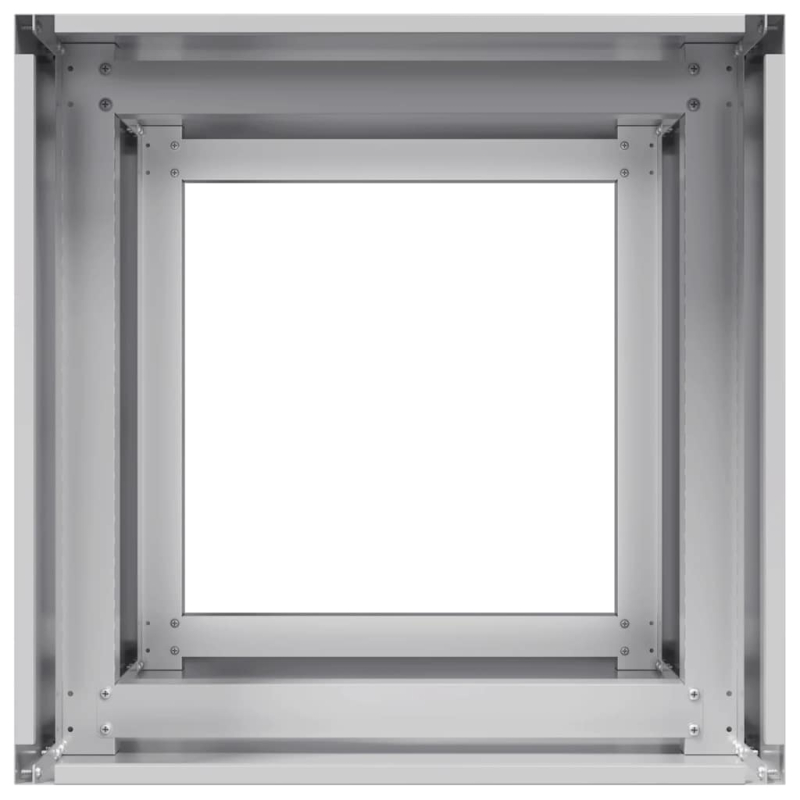 Pflanzkübel 40x40x80 cm Verzinkter Stahl