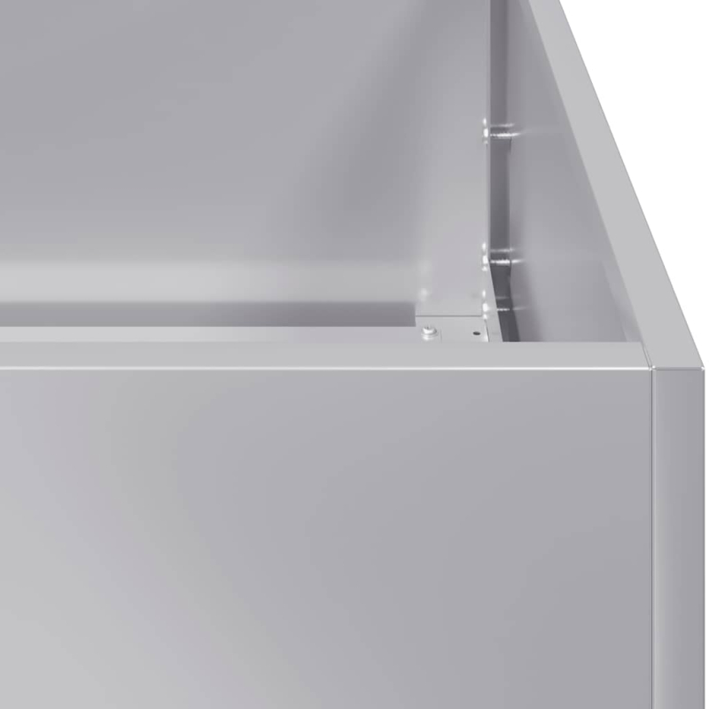 Pflanzkübel 40x40x80 cm Verzinkter Stahl