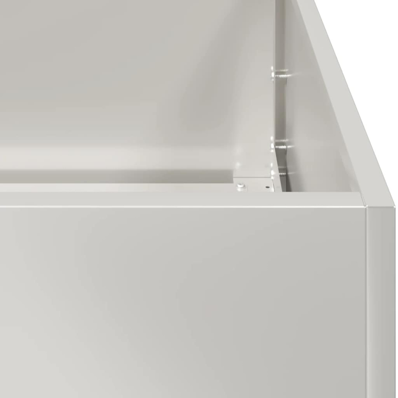 Pflanzkübel 120x40x80 cm Edelstahl