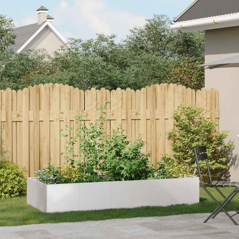 Pflanzkübel 200x80x40 cm Edelstahl