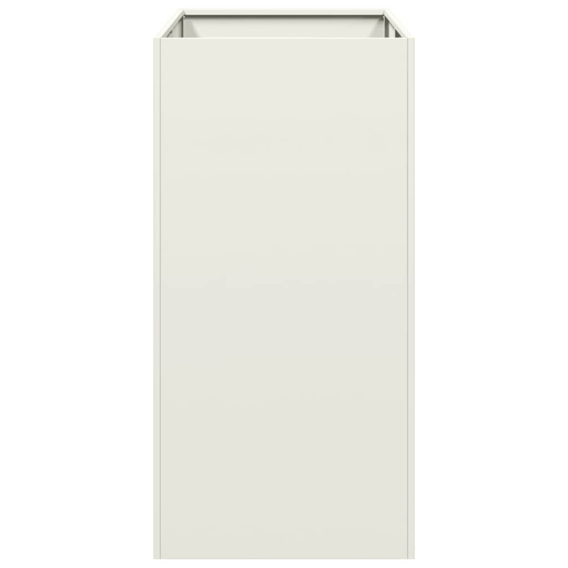 Pflanzgefäß Weiß 40x80x80 cm Stahl