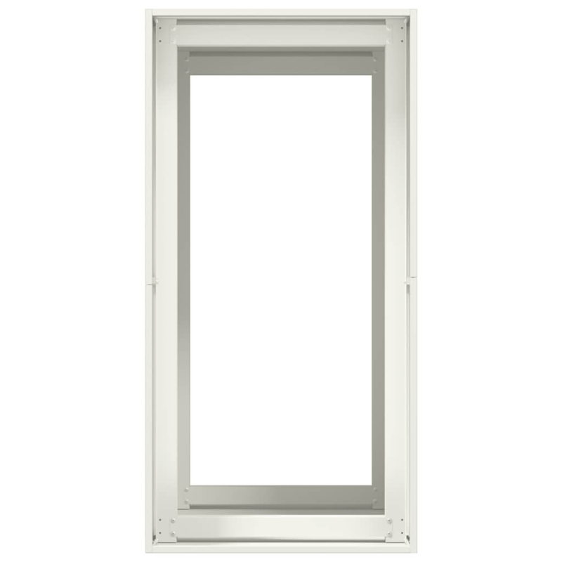 Pflanzgefäß Weiß 40x80x80 cm Stahl