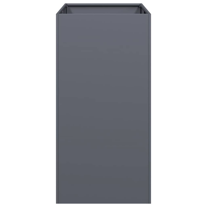 Pflanzgefäß Anthrazit 40x80x80 cm Stahl