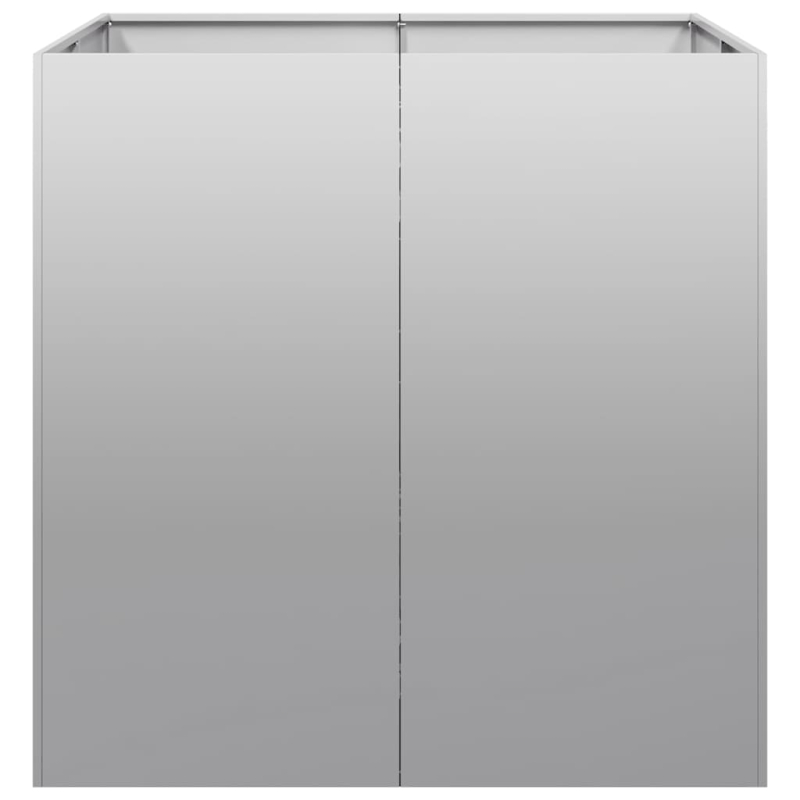 Pflanzkübel 80x80x80 cm Verzinkter Stahl