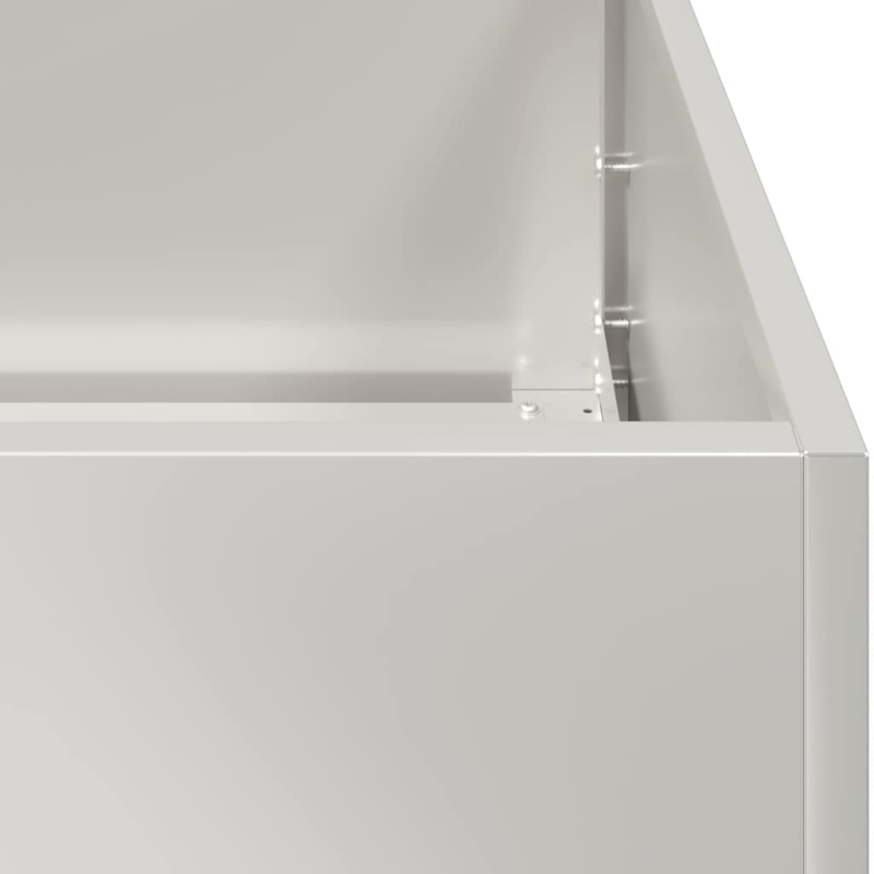 Pflanzkübel 120x80x80 cm Edelstahl